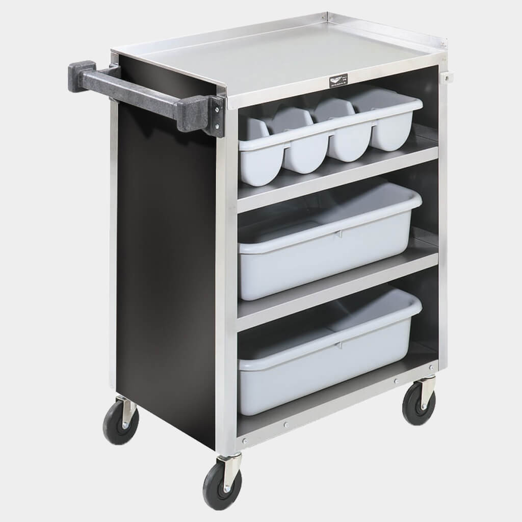 Vollrath's Four-Shelf Bussing cart.