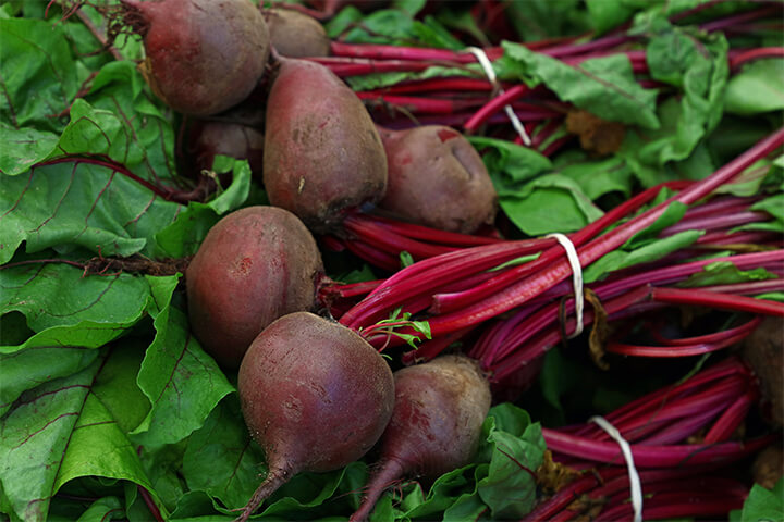 Beets and beet greens.