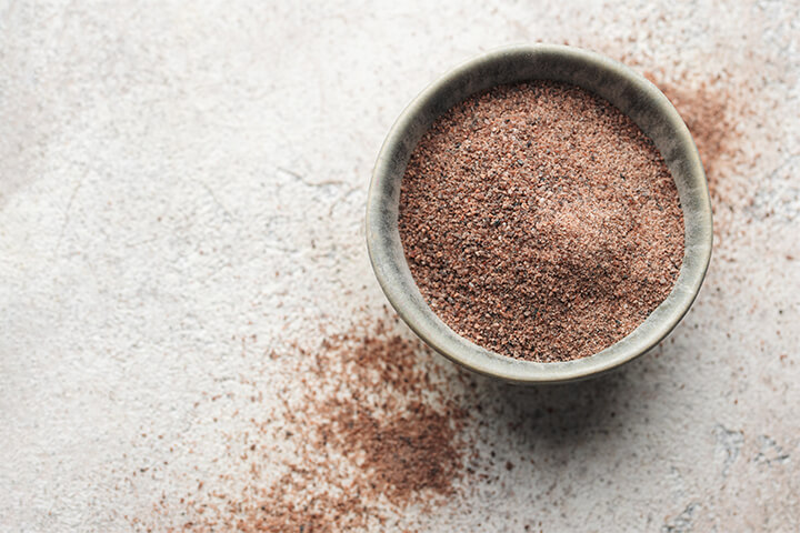 Black salt, also commonly called Kala Namak.