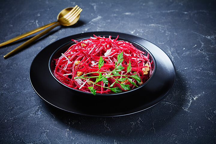Julienned Beetroot Salad