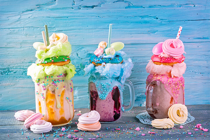 Colorful shakes represent a sensory-based LTO.