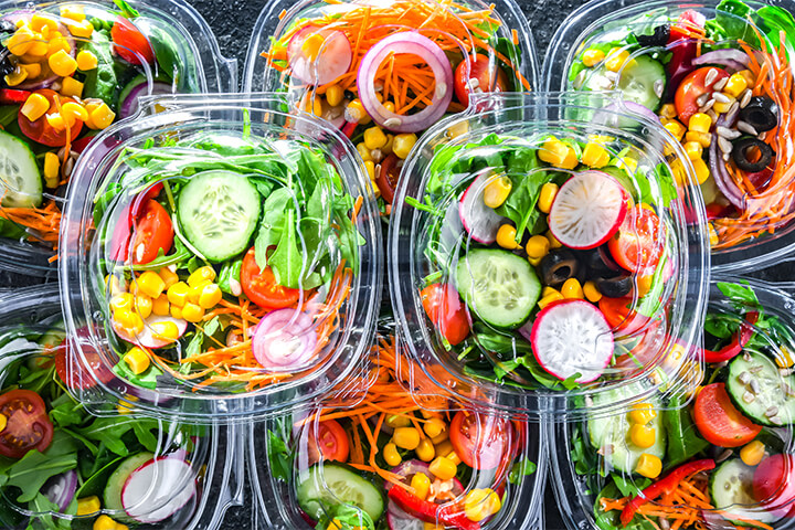 colorful salads