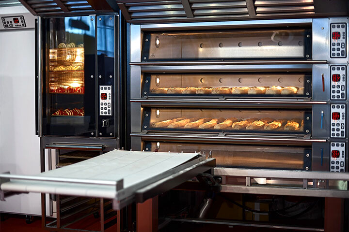 A large oven.