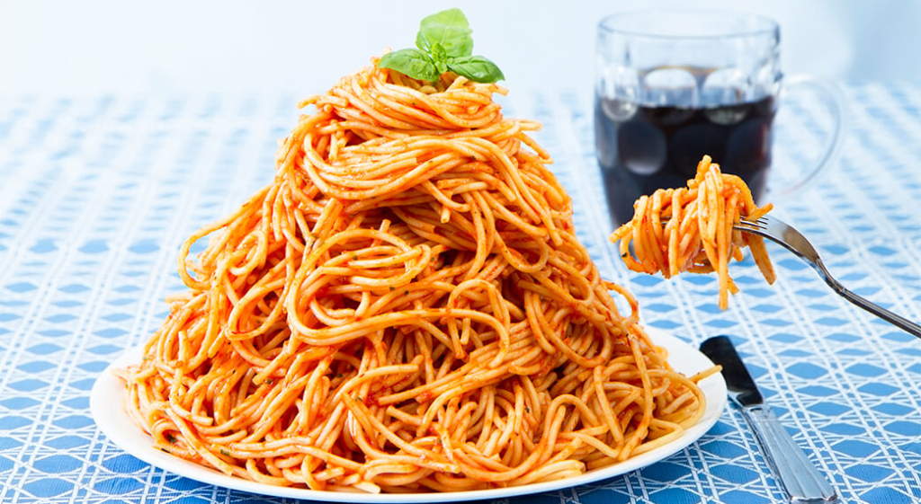 Pile o' pasta.