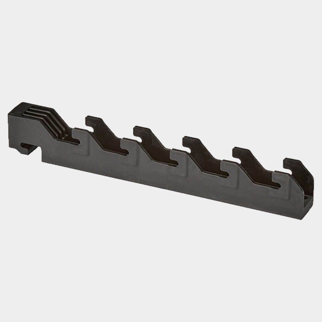 Vertical wall uprights.