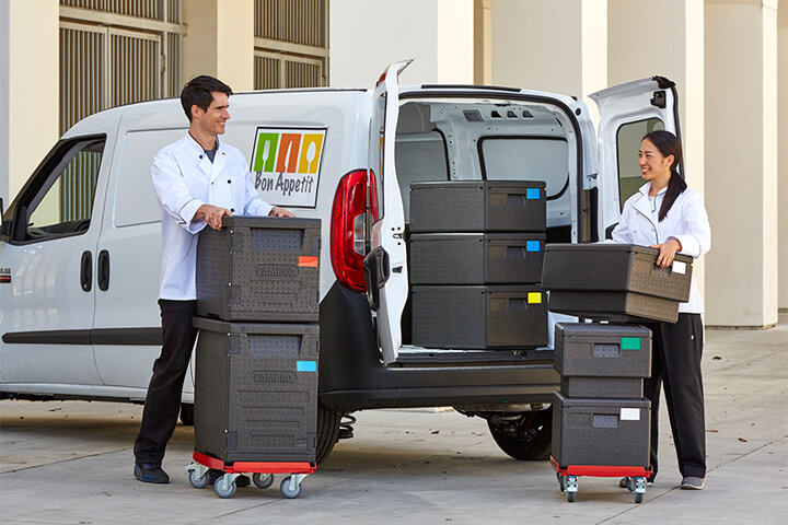 Cambro containers.