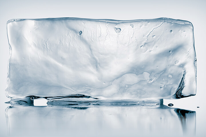 A piece of Collins ice.