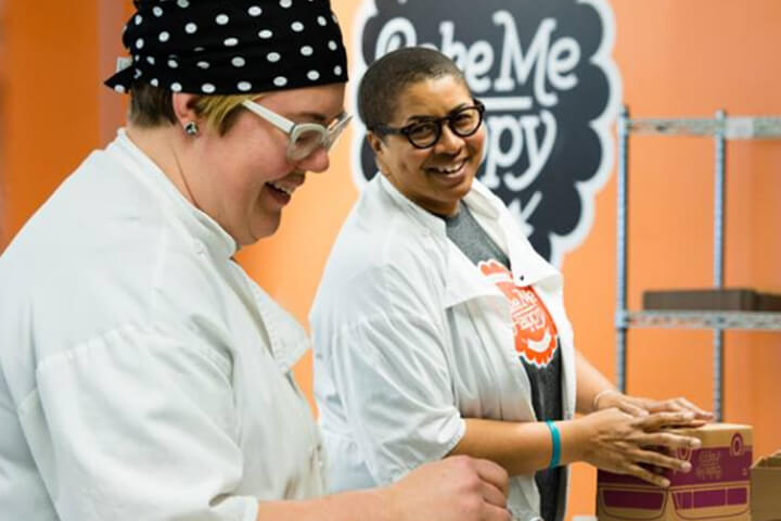 Owner of Bake Me Happy, Wendy and Letha Pugh.