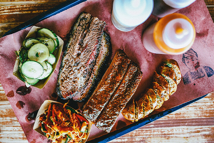 A bbq feast.