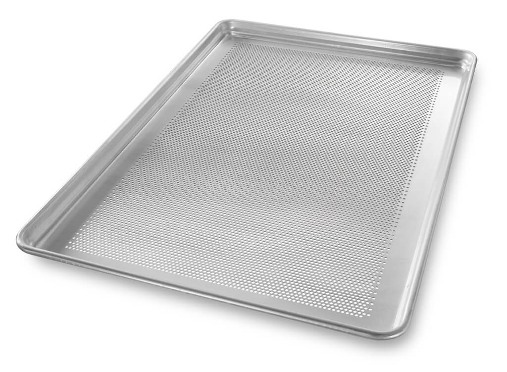 Perforated sheet pan.