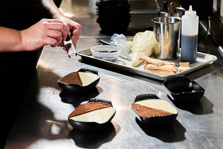 Le Creuset's Gourmand collection presents dessert.