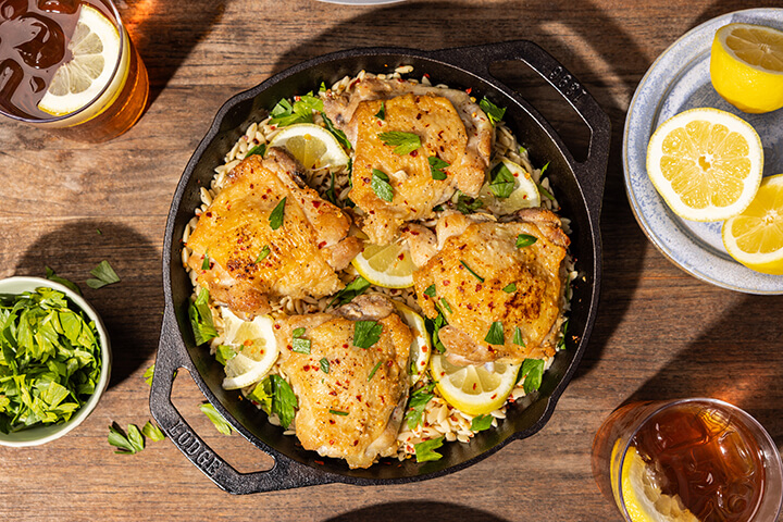 The 10.25 Inch Seasoned Cast Iron Dual Handle Pan by Lodge Cast Iron. Just like their classic skillet but designed with two dual handles for easy maneuverability. The naturally seasoned cooking surface is ready to go, straight from the foundry.