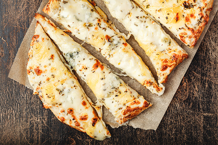 Pizza made from ancient grains.