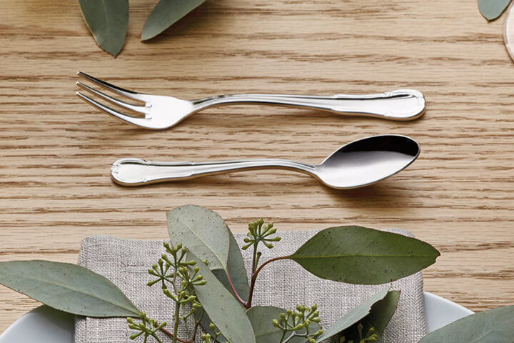 Barock flatware pieces. 