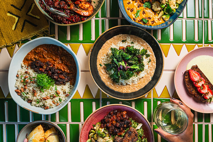 Michelin-recognized, fast casual concept ChòpnBlọk brings West African flavors to Houston. James Beard-nominated chef/owner  Ope Amosu left the gas and oil industry to train at Chipotle, learning the mechanics of high-volume, fast-casual operations prior to opening his own restaurant. 