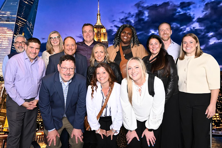 Wasserstrom associates and Eastern Tabletop associates doing some sightseeing. 
