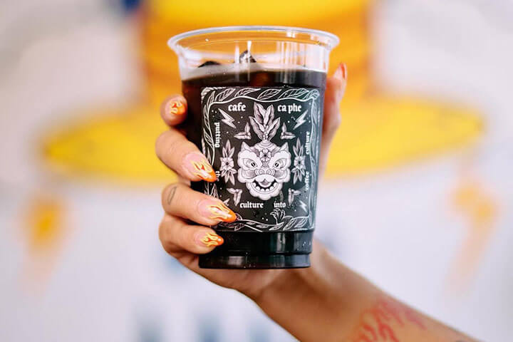 Café Cà Phê drink. 