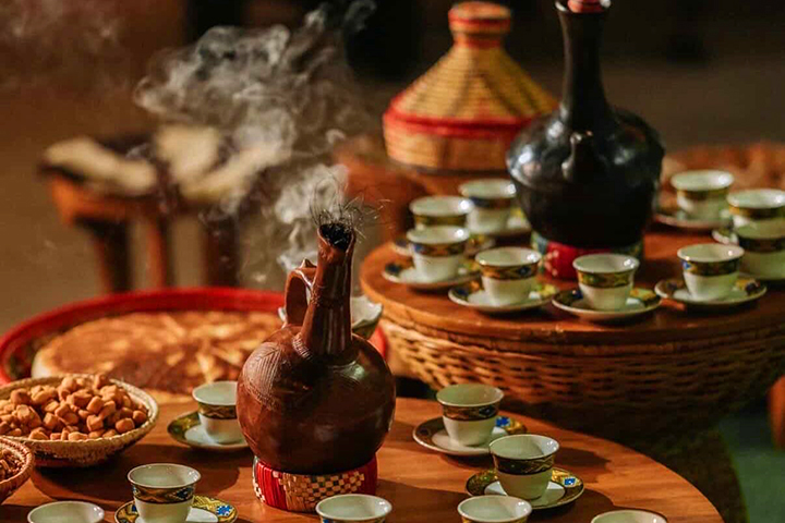 Coffee ceremony.