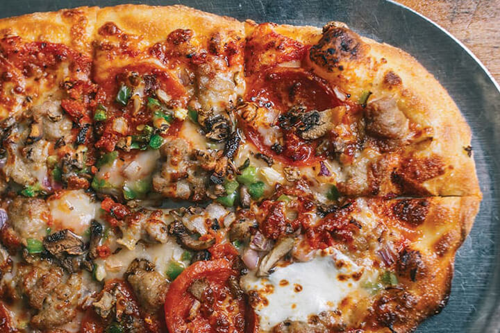 Catering available! They are ready to serve you signature pizzas, pastas, salads, garlic knots, and cinnamon rolls.