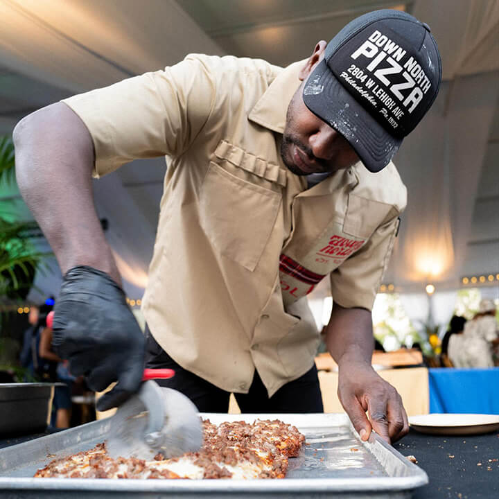 Try one of their signature pies or create your own!