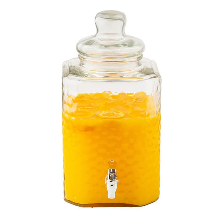 Pebbled Glass Beverage Dispenser by TableCraft.