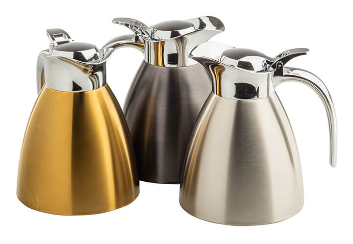 Coffee carafes.