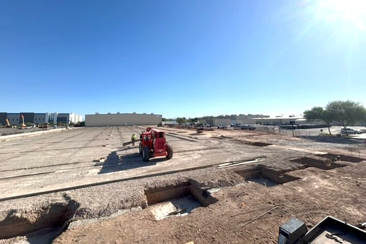 Construction site.