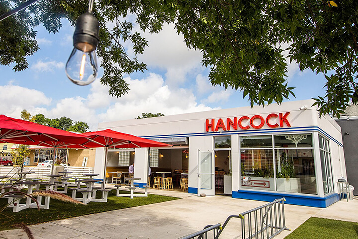 Hancock exterior.