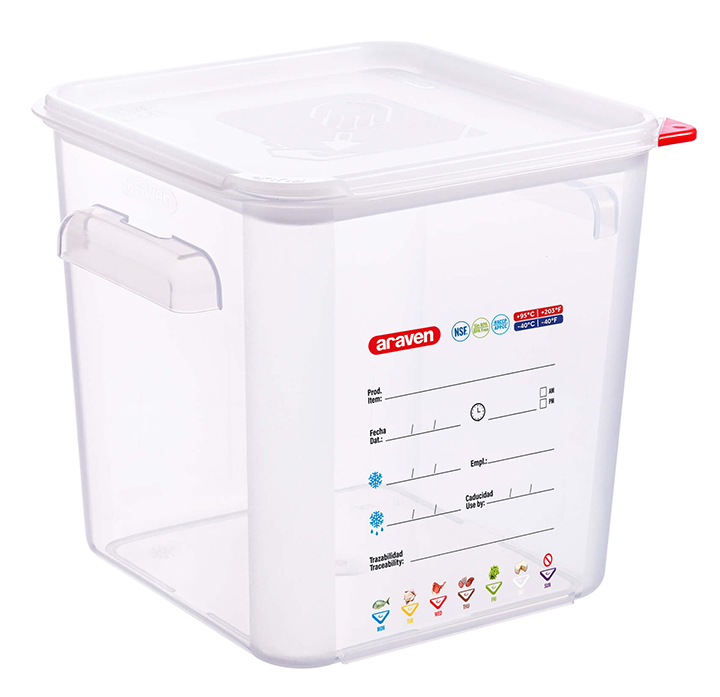 Araven square storage container.