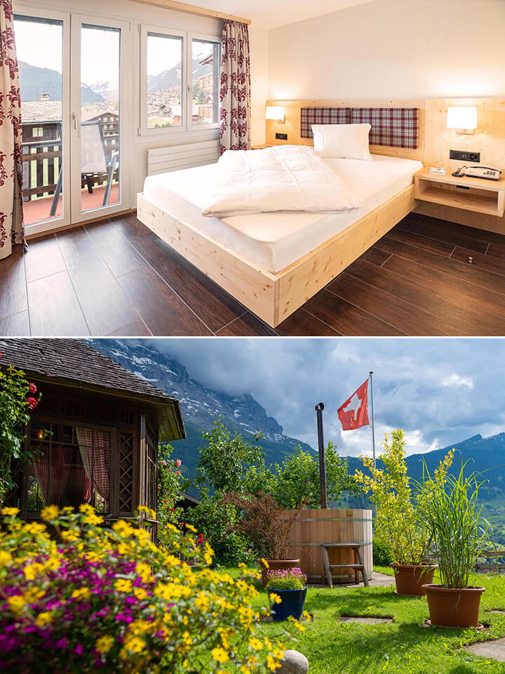 Hotel Caprice, interior and exterior shots.