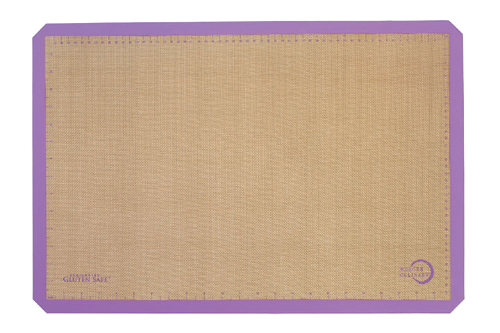 Purple baking mat.
